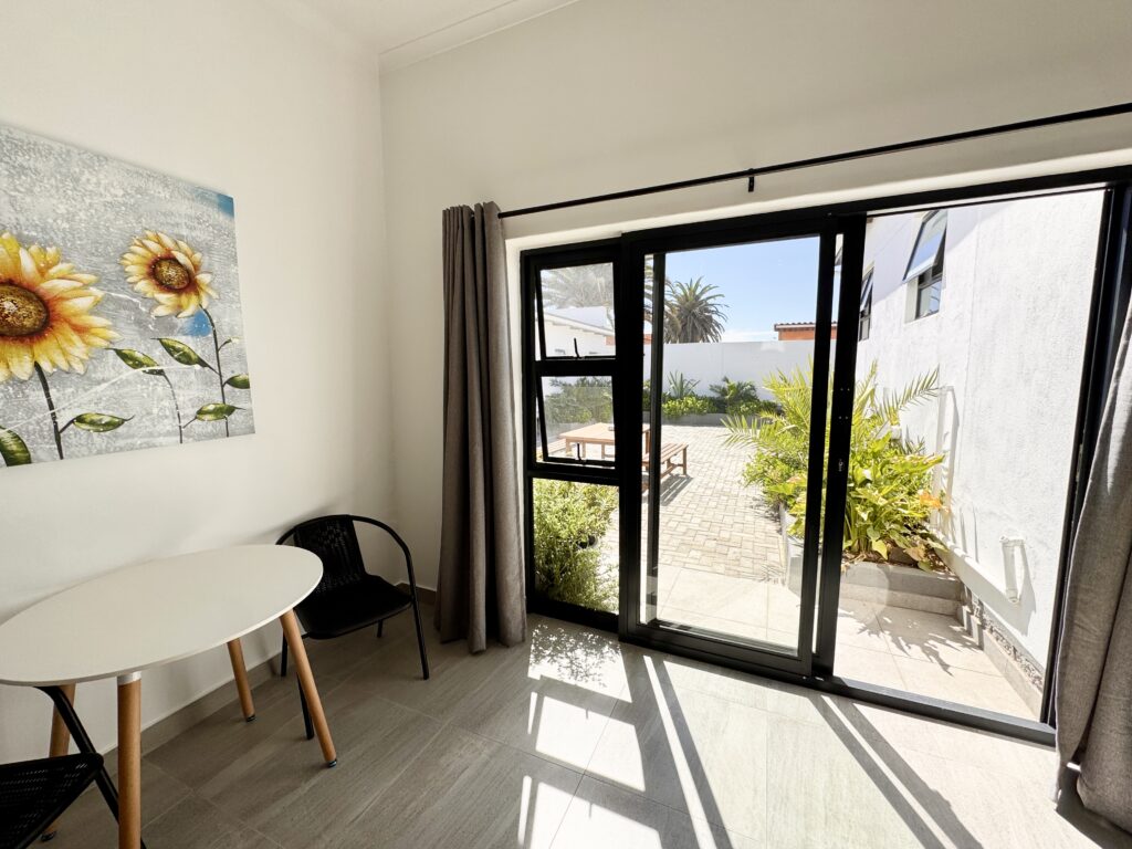 Bright guest room with outdoor access in Walvis Bay
